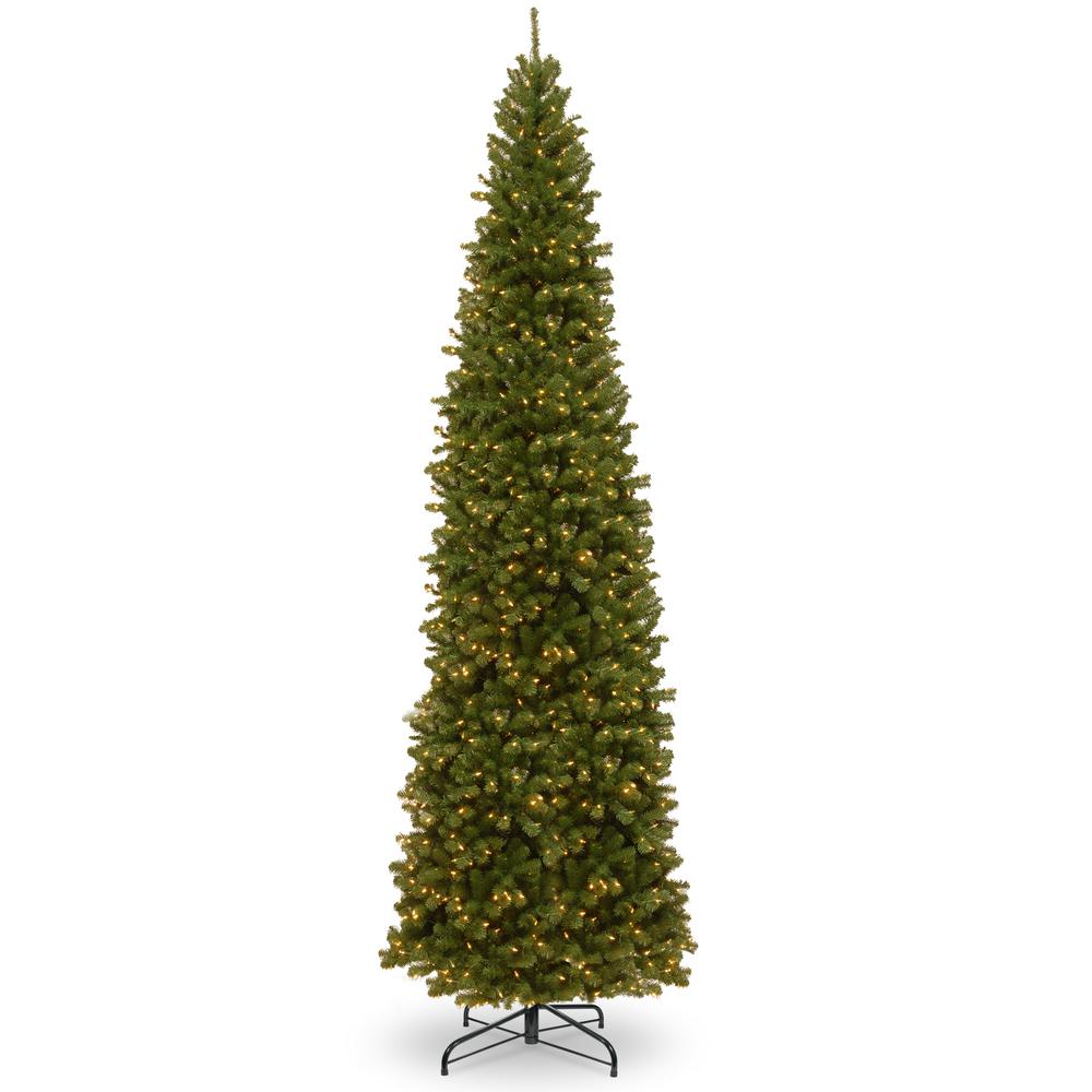 National Tree Company 12 ft. North Valley Spruce Pencil Slim Tree with