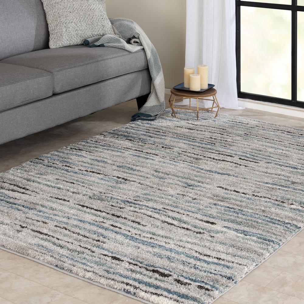 Home Decorators Collection Shoreline Grey Multi 8 Ft X 10 Ft Striped Area Rug 1203lt80hd 101 The Home Depot