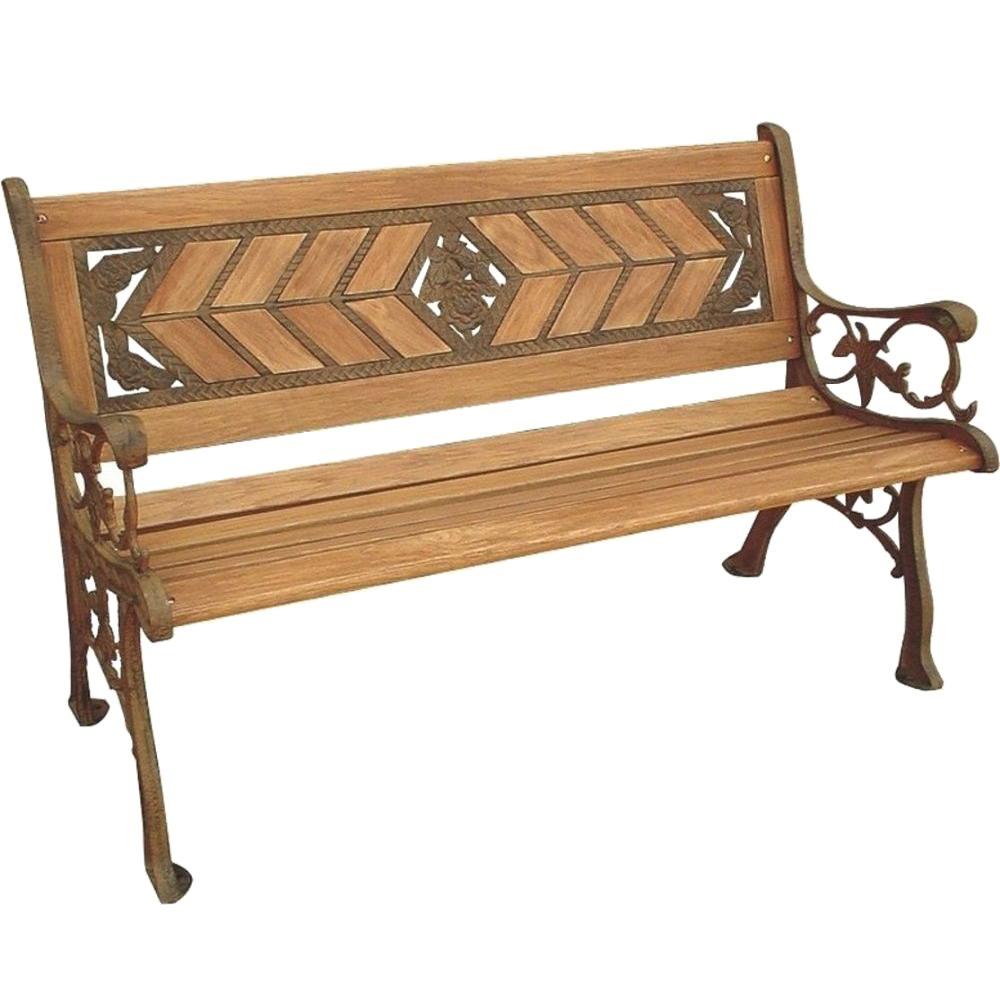 Parkland Heritage Amarillo Rose Patio Park Bench SL6810 AB