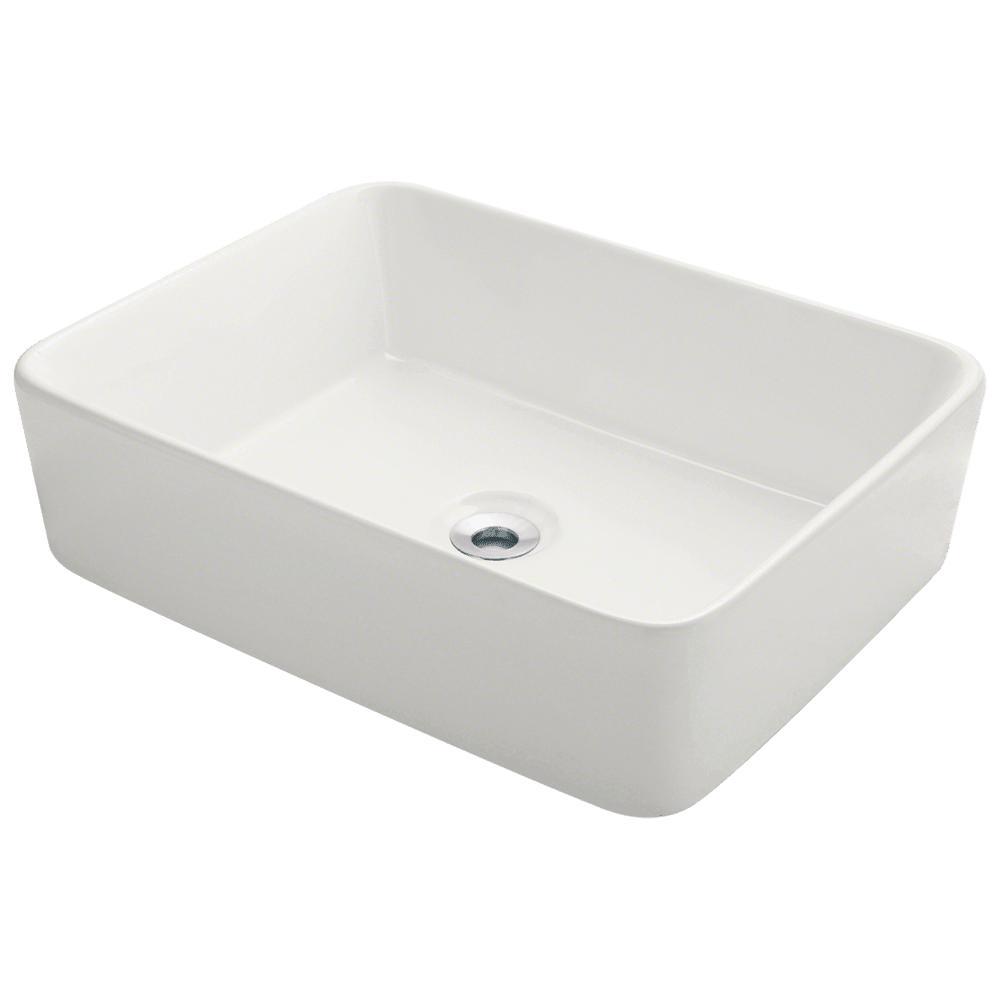 Bisque Bathroom Sinks Bath The Home Depot Porcelain Vessel Sink In Bisque