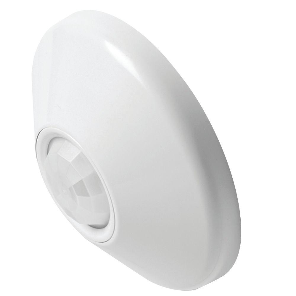 Lithonia Lighting Ceiling Mount 360 Passive Dual Technology Motion Sensor White
