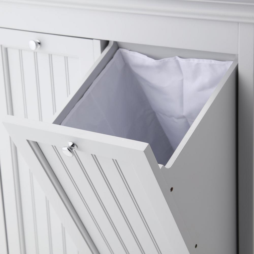 Home Decorators Collection Hampton Bay Dove Grey Double TiltOut