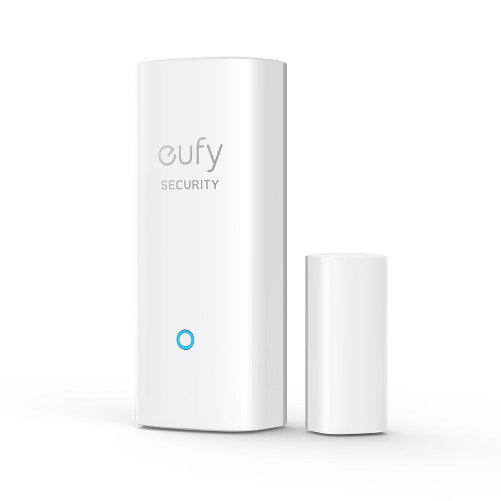 Eufy Security Eufy Entry Sensor Wireless Sends Alerts Triggers Siren 2 Year Battery Life Requires Eufy Homebase No Monthly Fee T89000d4 The Home Depot