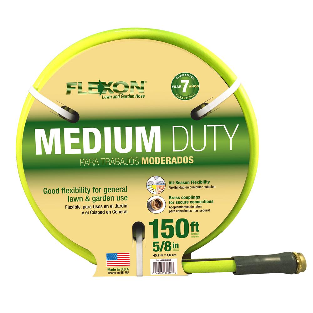 Flexon 5/8 in. Dia x 150 ft. Medium Duty Reel Hose-FHR58150 - The Home