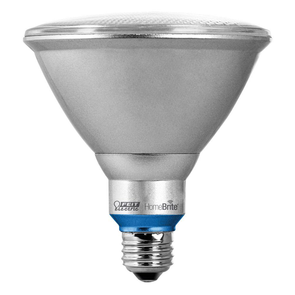 UPC 017801883275 product image for Feit Electric Lightbulbs 90W Equivalent Warm White PAR38 Dimmable HomeBrite Blue | upcitemdb.com