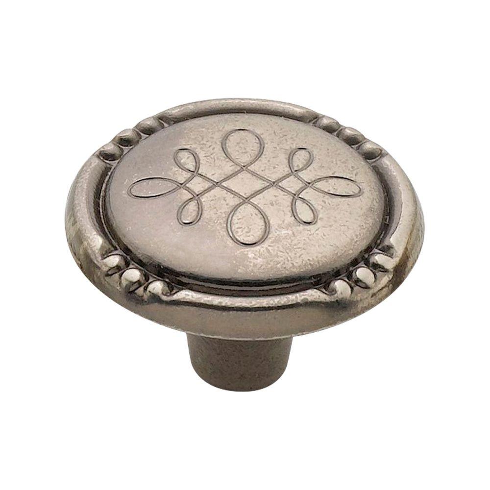 Knobware 1.25 in. Antique Nickel Silverware KnobC3556/114in/AN The