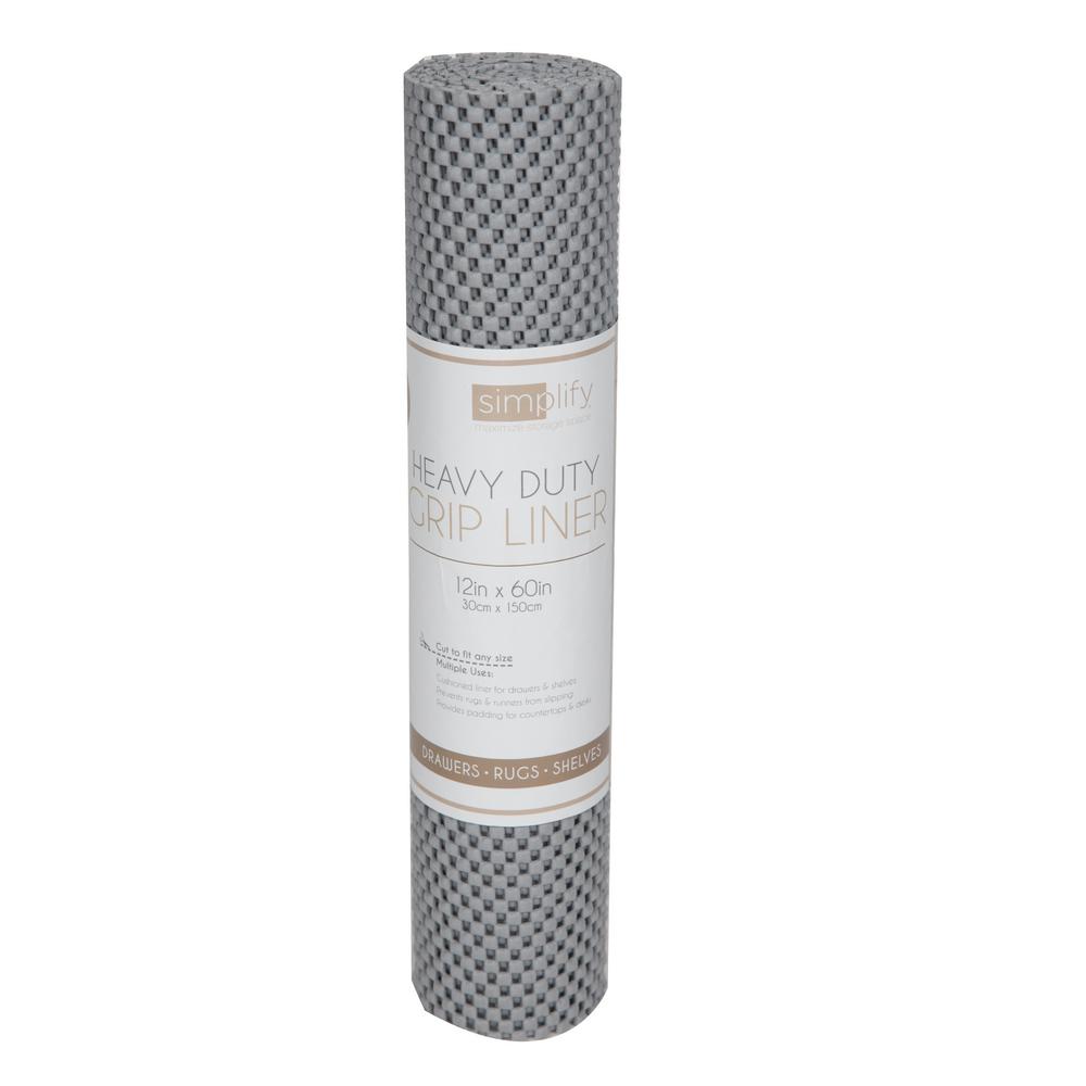 Simplify 20 Ft Taupe Roll Heavy Duty Grip Shelf Liner 9818 Taupe