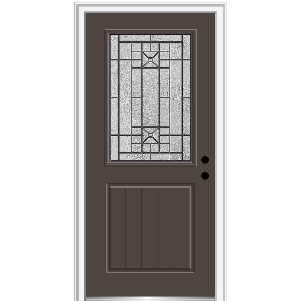 MMI Door 36 in. x 80 in. Courtyard LeftHand 1/2Lite