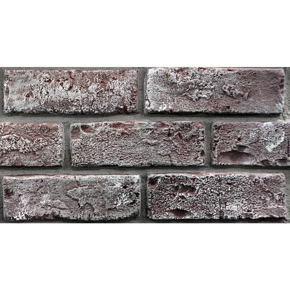 GenStone Chicago Brick 12 in. x 12 in. Brick Veneer Siding SampleEACBS