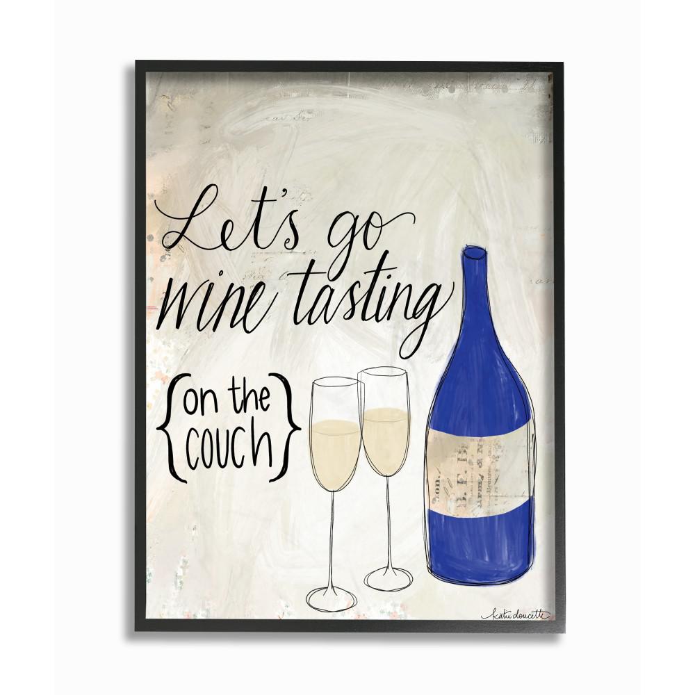 The Stupell Home Decor Collection 16 In X 20 In Let S Go Wine