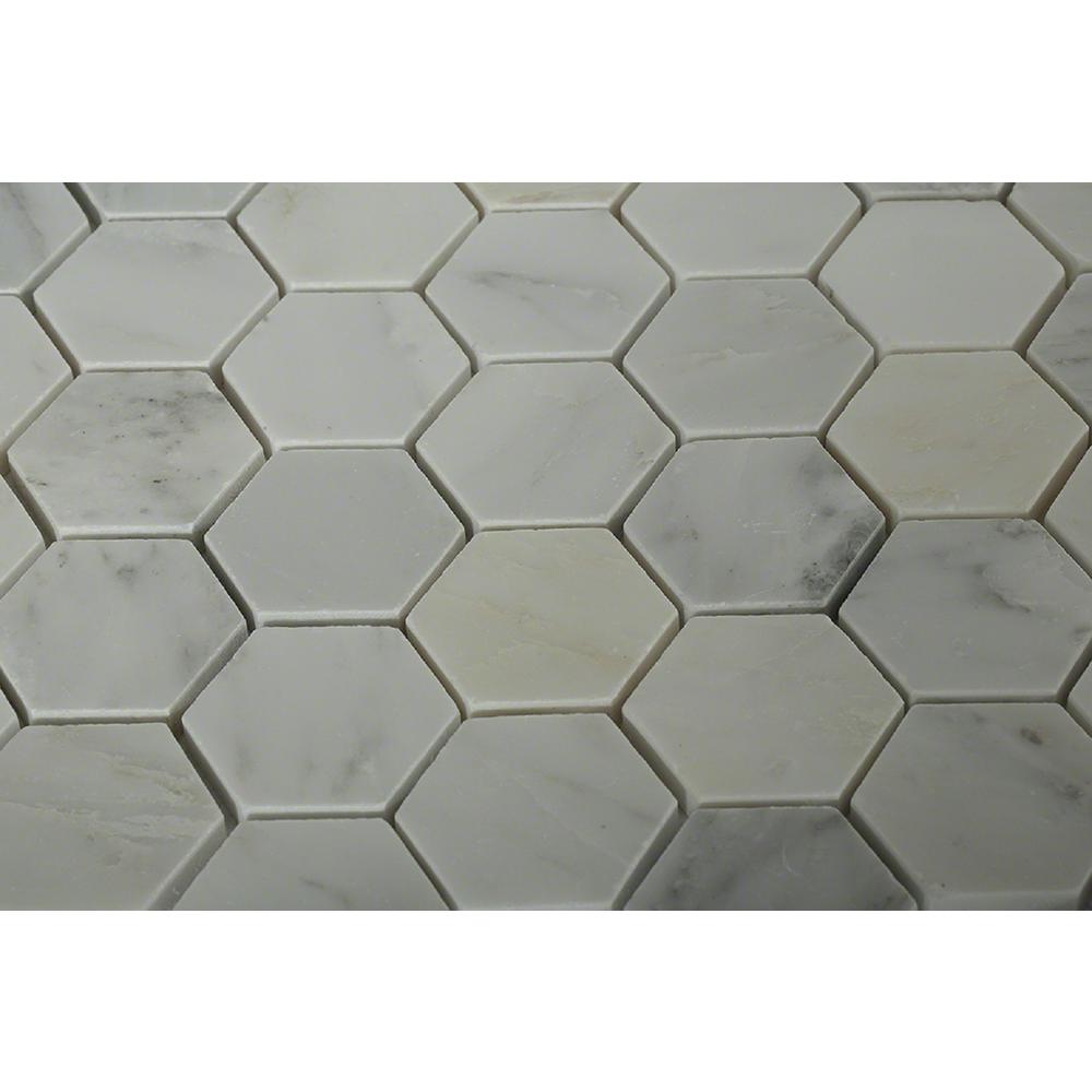 Ivy Hill Tile Stowe Gray Honeycomb 12 In X Marble Mosaic Ivy Hill Tile Stowe Gray Honeycomb 12