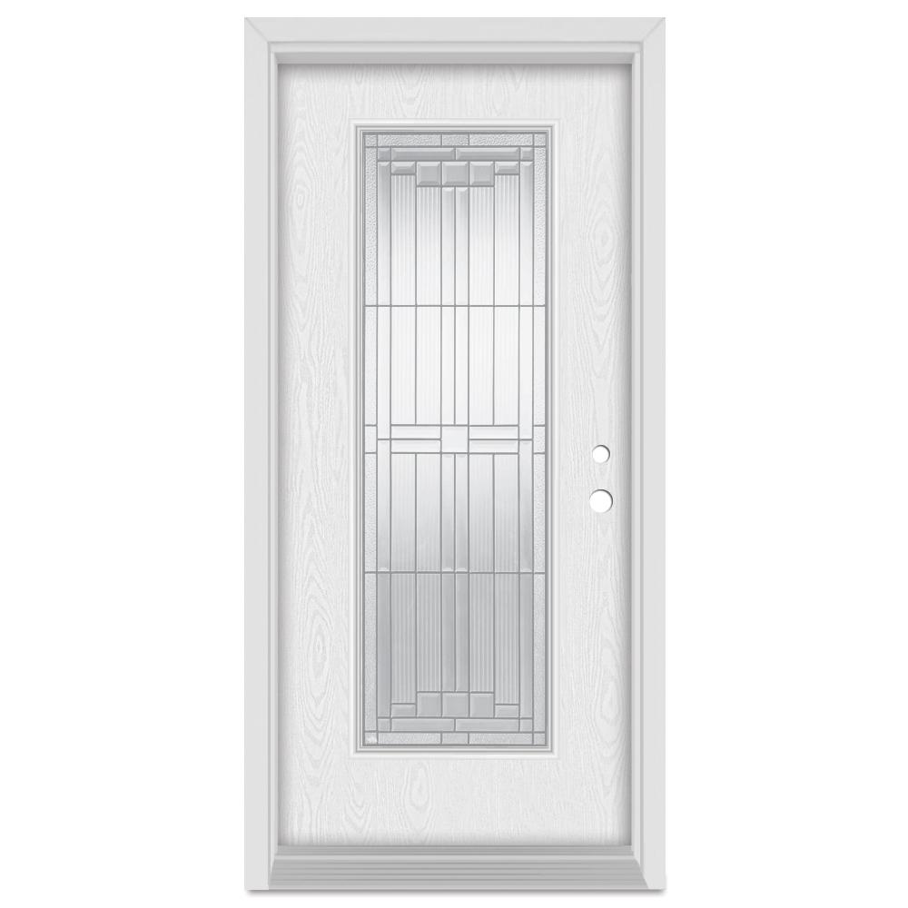 Stanley Doors 36 in. x 80 in. Architectural LeftHand Zinc Finished