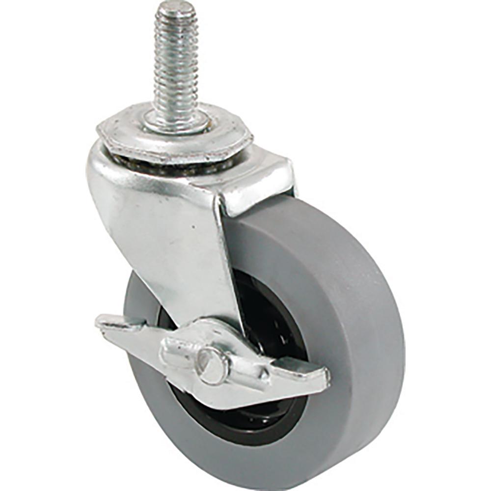 Shepherd 2 in. Threaded Stem TPR Caster with 80 lb. Load Rating and ...