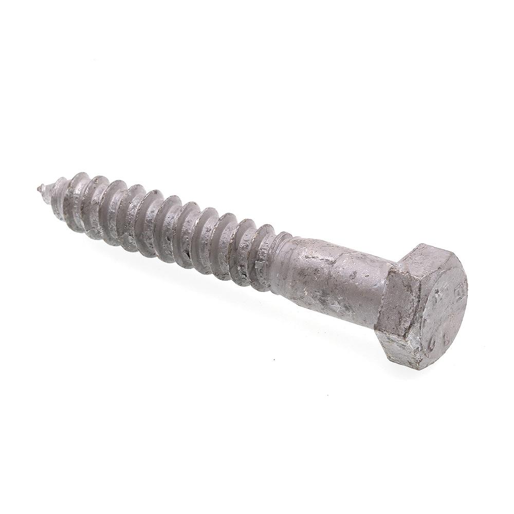 15 pcs Hex Head Lag Screw Bolts 3/8 X 4 AISI 316 Stainless Steel