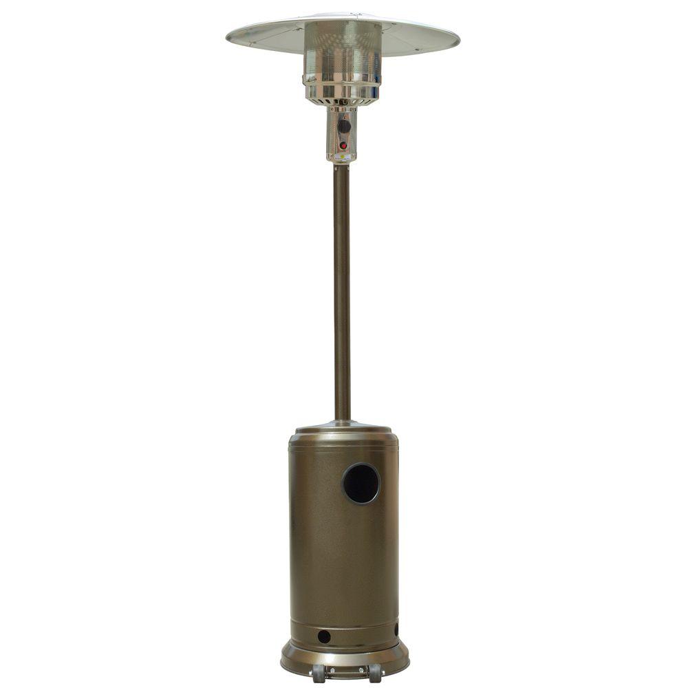 Garden Radiance 41,000 BTU Stainless Steel and Gold Hammered Propane Gas Patio Heater by Garden Radiance