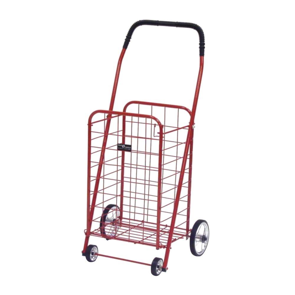 Easy Wheels Mini Shopping Cart in Red003RD The Home Depot