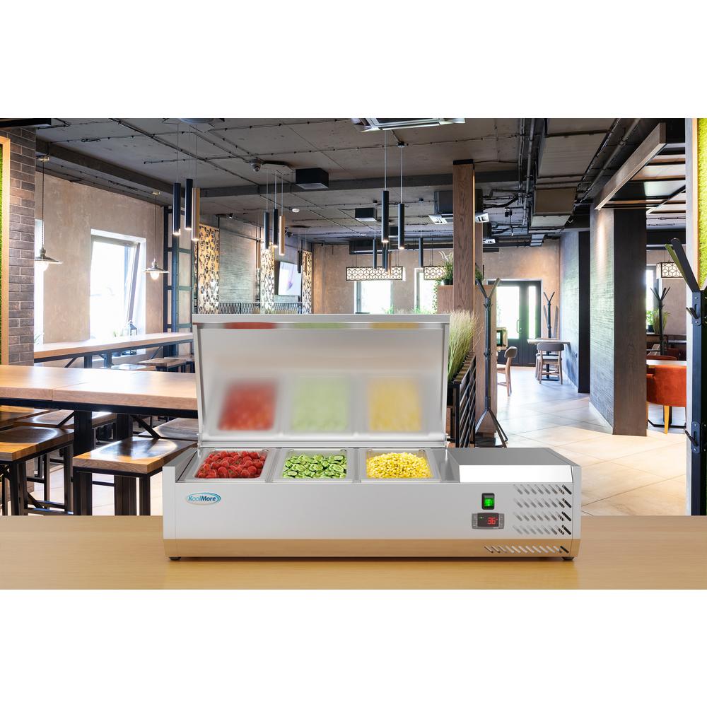 Koolmore 40 in. W 1 cu. ft. Commercial Countertop Refrigerator