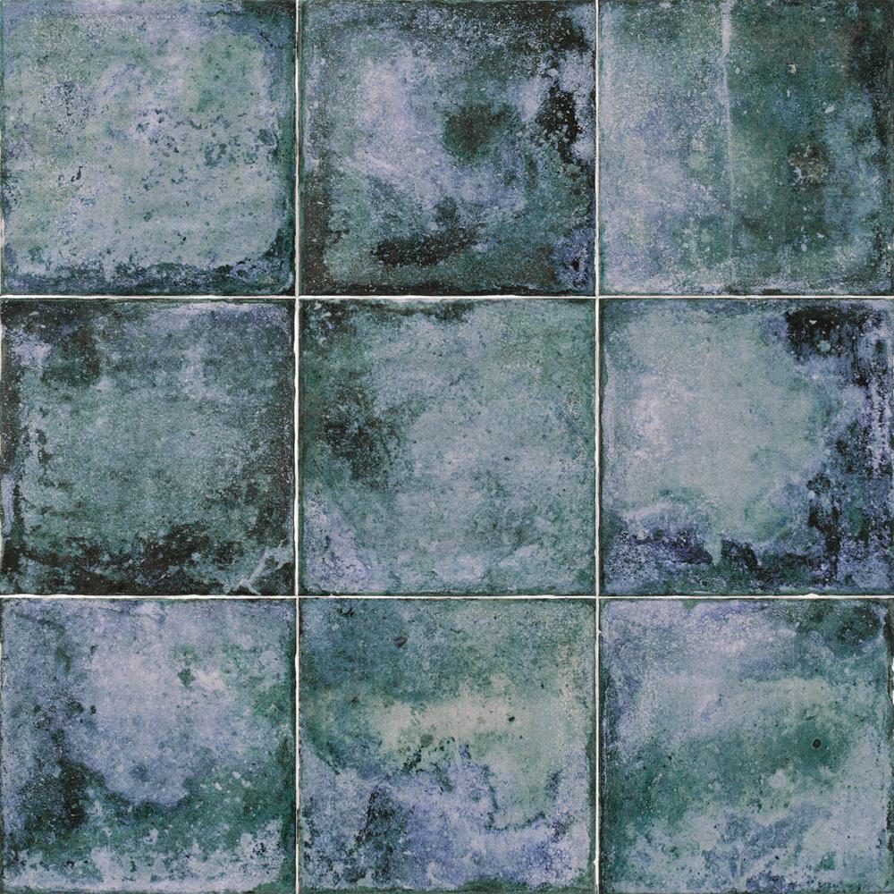 Ivy Hill Tile Angela Harris Blue 8 in. x 8 in. x 9mm Polished Ceramic