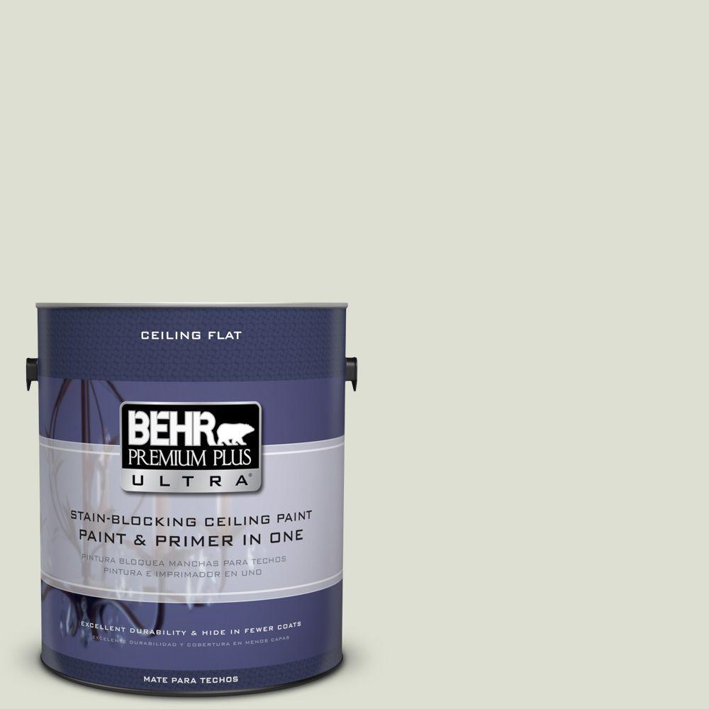 BEHR Premium Plus Ultra 1Gal. No.UL21010 Ceiling Tinted to Whitened Sage Interior Paint555801