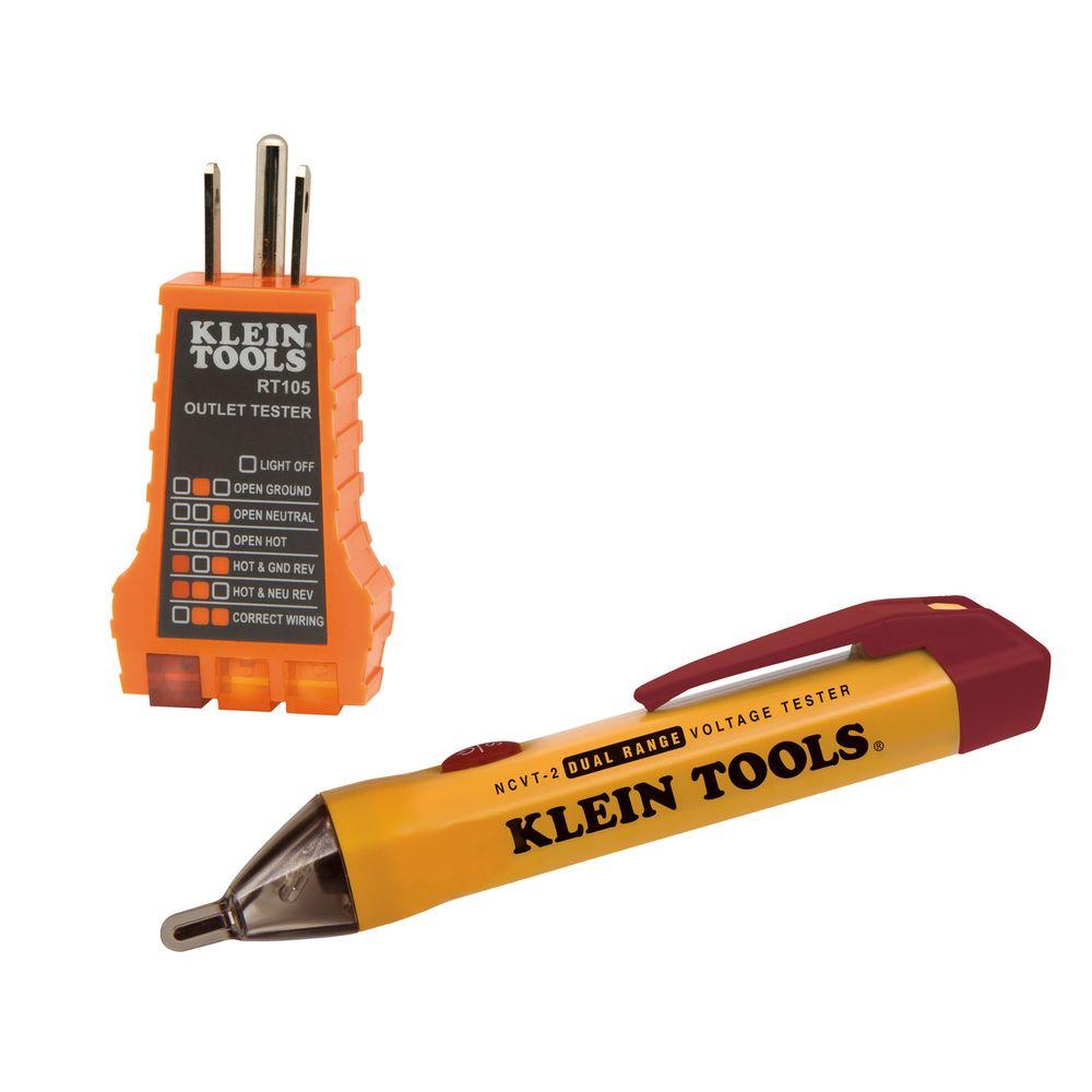 Klein Tools Digital Circuit Breaker Finder-ET300 - The Home Depot