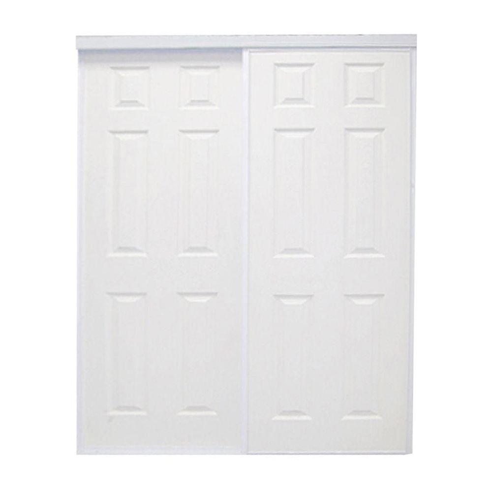 Contractors Wardrobe 48 in. x 96 in. Colonial White Prefinished