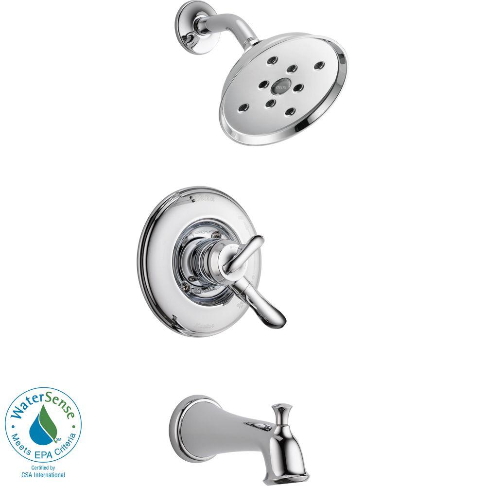 danco single handle tub shower faucet trim kit in chrome without