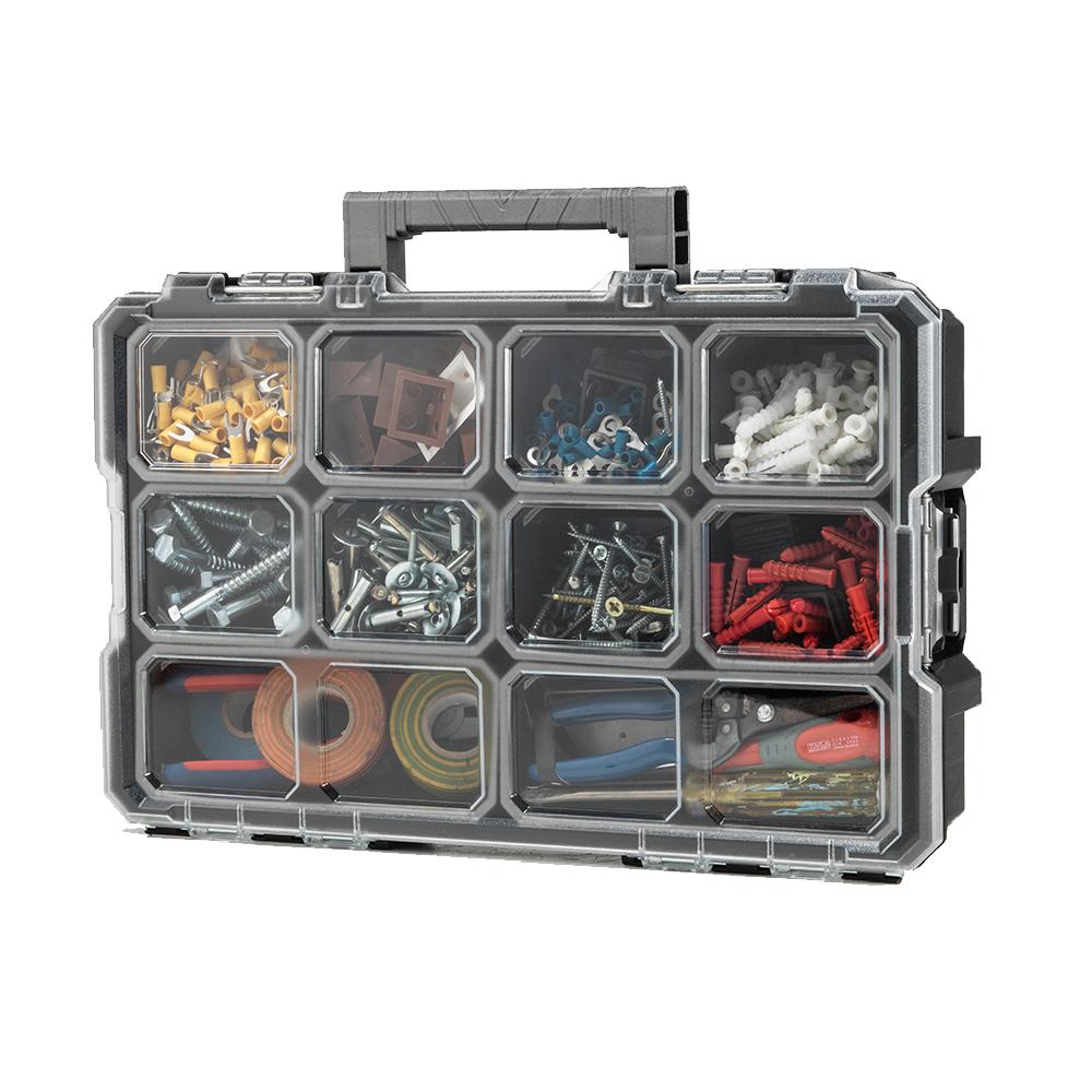 Husky Interlocking Small Parts Organizer in Black235587