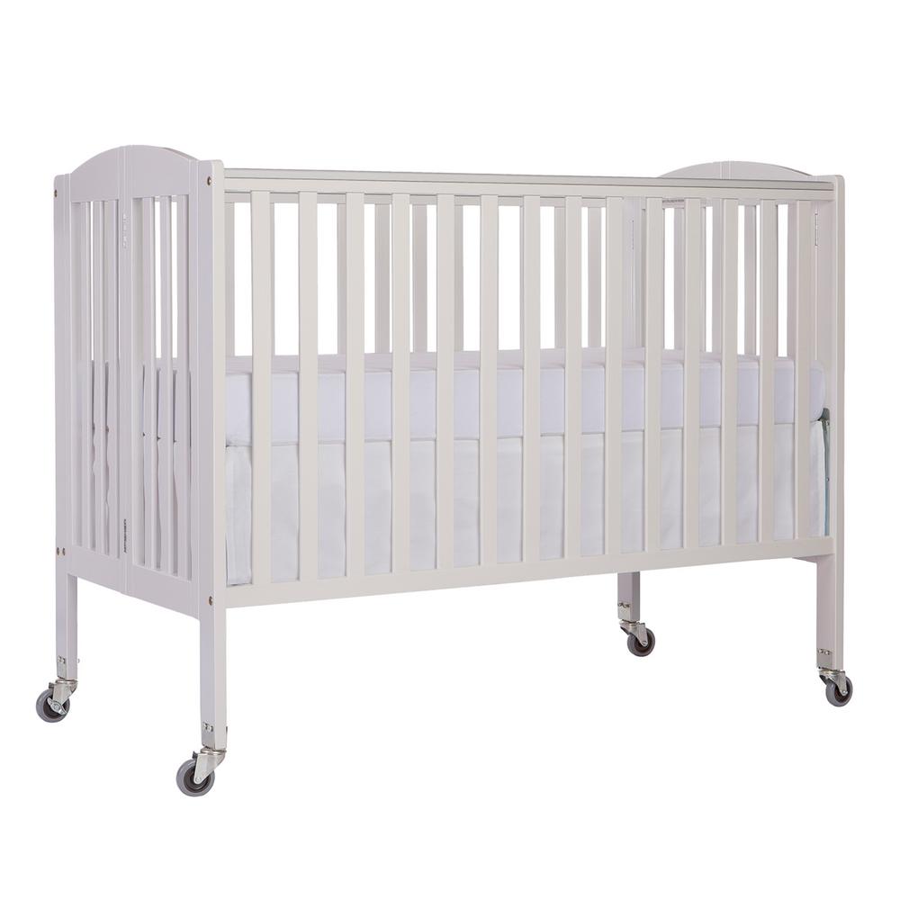 dream on me full size 2 in 1 folding stationary side crib