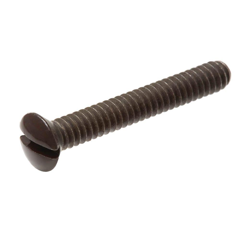 screws machine slotted everbilt oval pack head