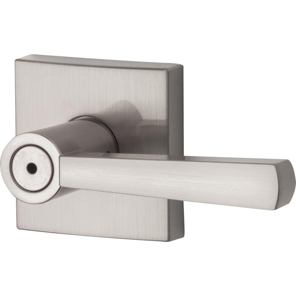 Baldwin Prestige Spyglass Satin Nickel Bed Bath Door Lever