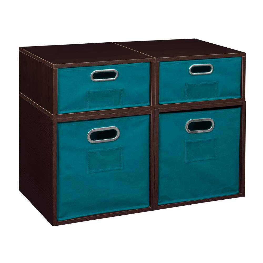 Regency Cheer 26 in. x 19.5 in. Truffle 2-Cube and 2-Half-Cube ...