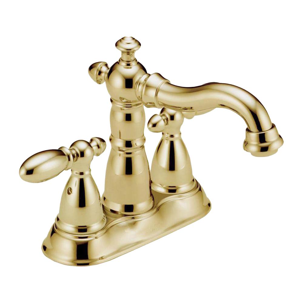 MOEN Voss 4 in. Centerset 2-Handle Bathroom Faucet in Brushed Nickel ...