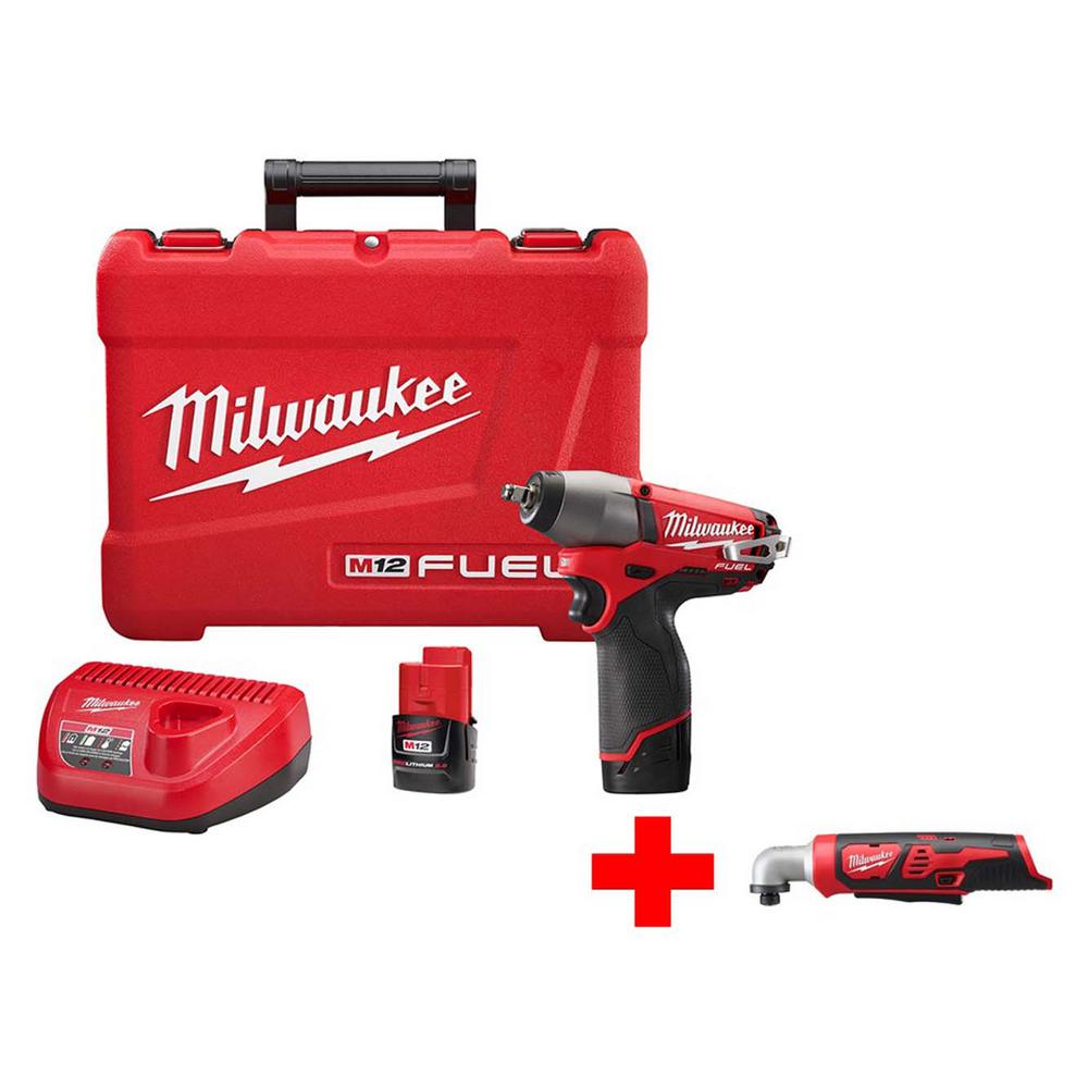 Milwaukee M12 FUEL 12Volt LithiumIon Brushless Cordless 3/8 in