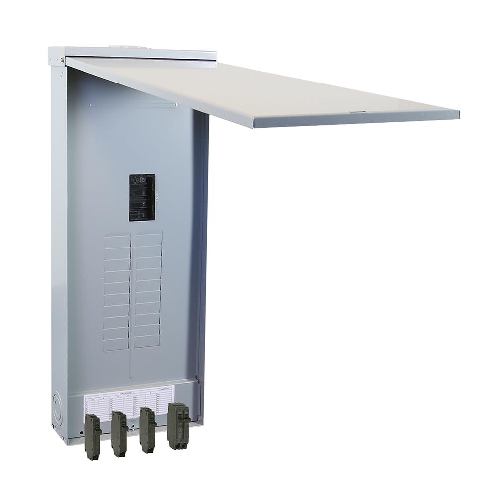 Outdoor Main Breaker Load Centers Bo The Home Depot 200 Amp 20 E 40 Circuit Main Breaker Outdoor Load Center Contractor Kit
