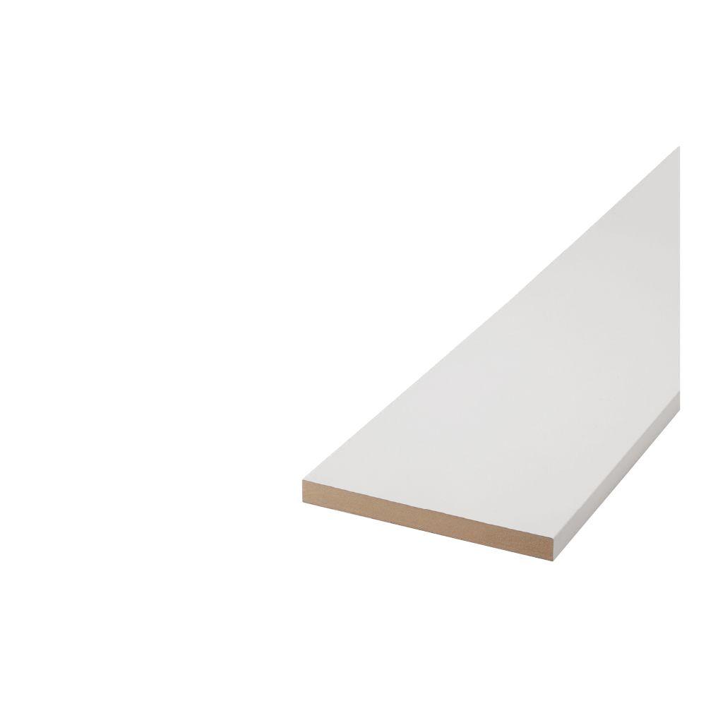 Unbranded 1 in. x 4 in. x 8 ft. Miratec MDF Trim Board808081 The