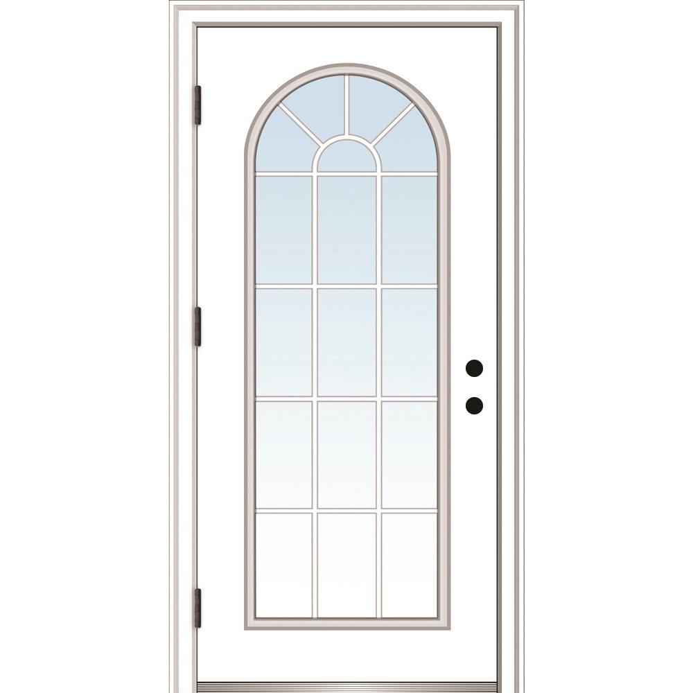 Mmi Door 32 In X 80 In Classic Right Hand Outswing Full Lite