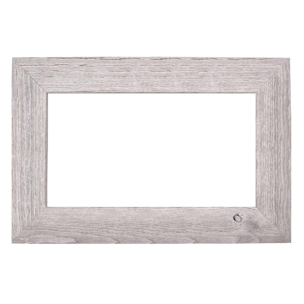 Mirrorchic Driftwood 30 In X 42 Mirror Frame Kit White Driftwood 30 In X 42 Mirror Frame