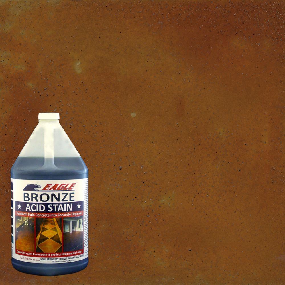 Eagle 1 gal. Bronze Interior/Exterior Acid Stain-EDADB ...