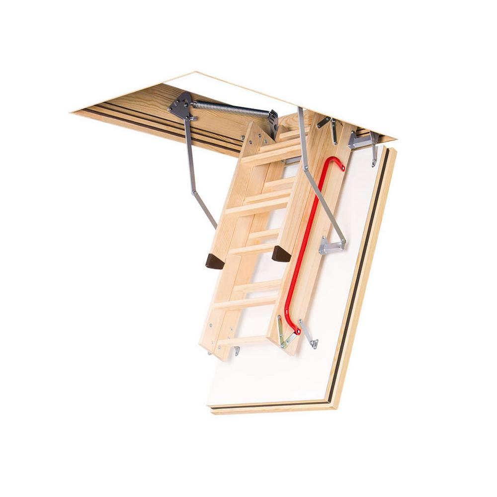 LWN-P Non Insulated Pine Wood Attic Ladder All Sizes
