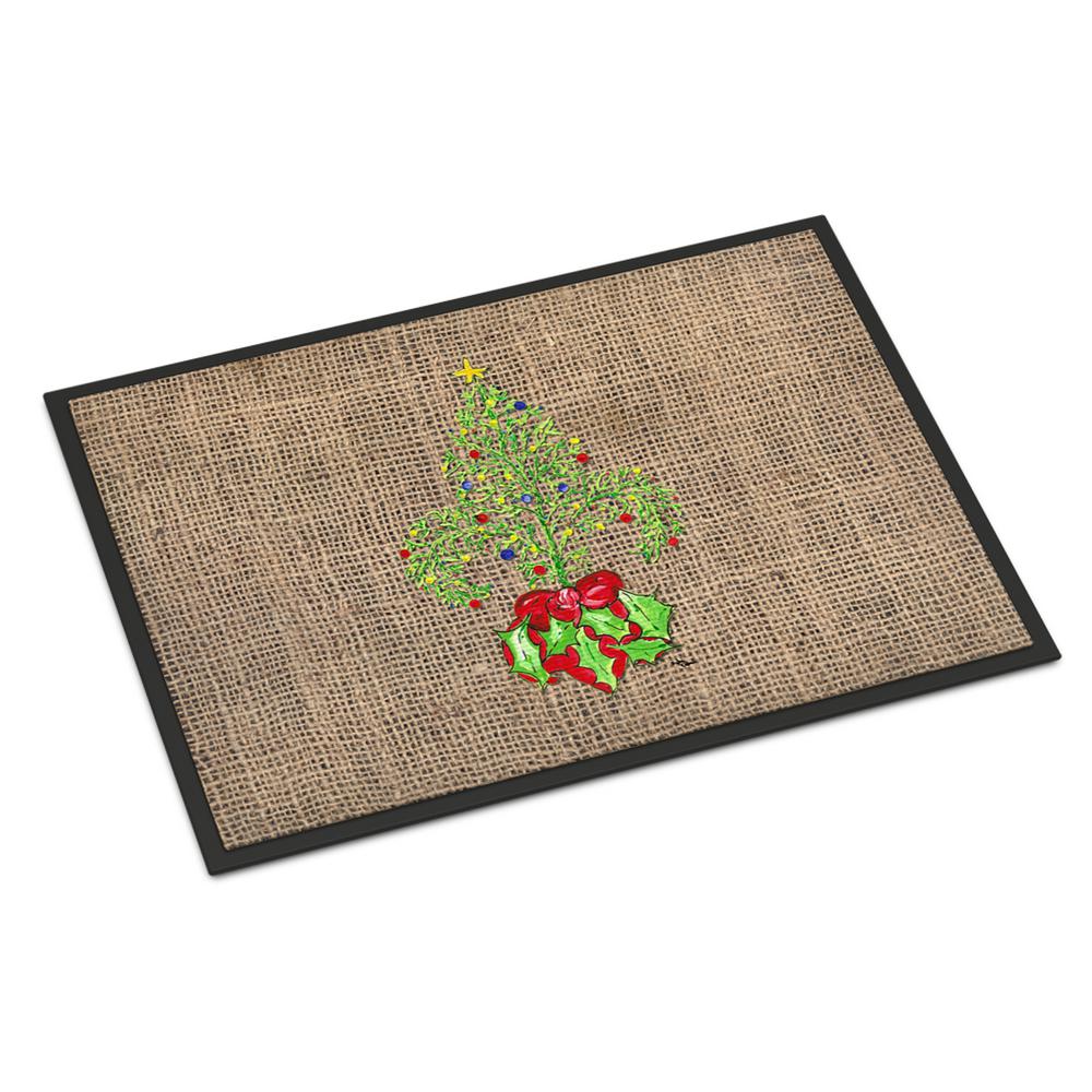 Caroline S Treasures 24 In X 36 In Indoor Outdoor Christmas Tree
