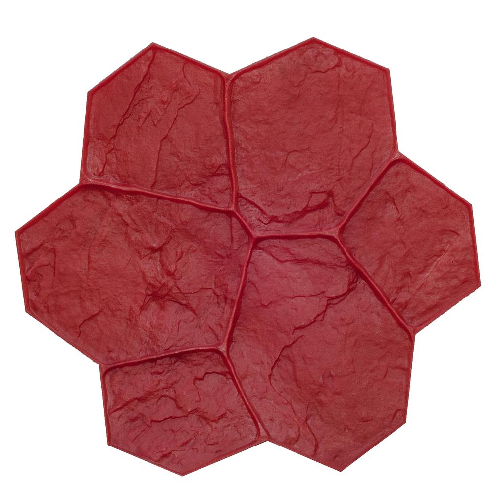 Bon Tool 29 In X 29 In Random Stone Red Floppy Mat 12 873 The