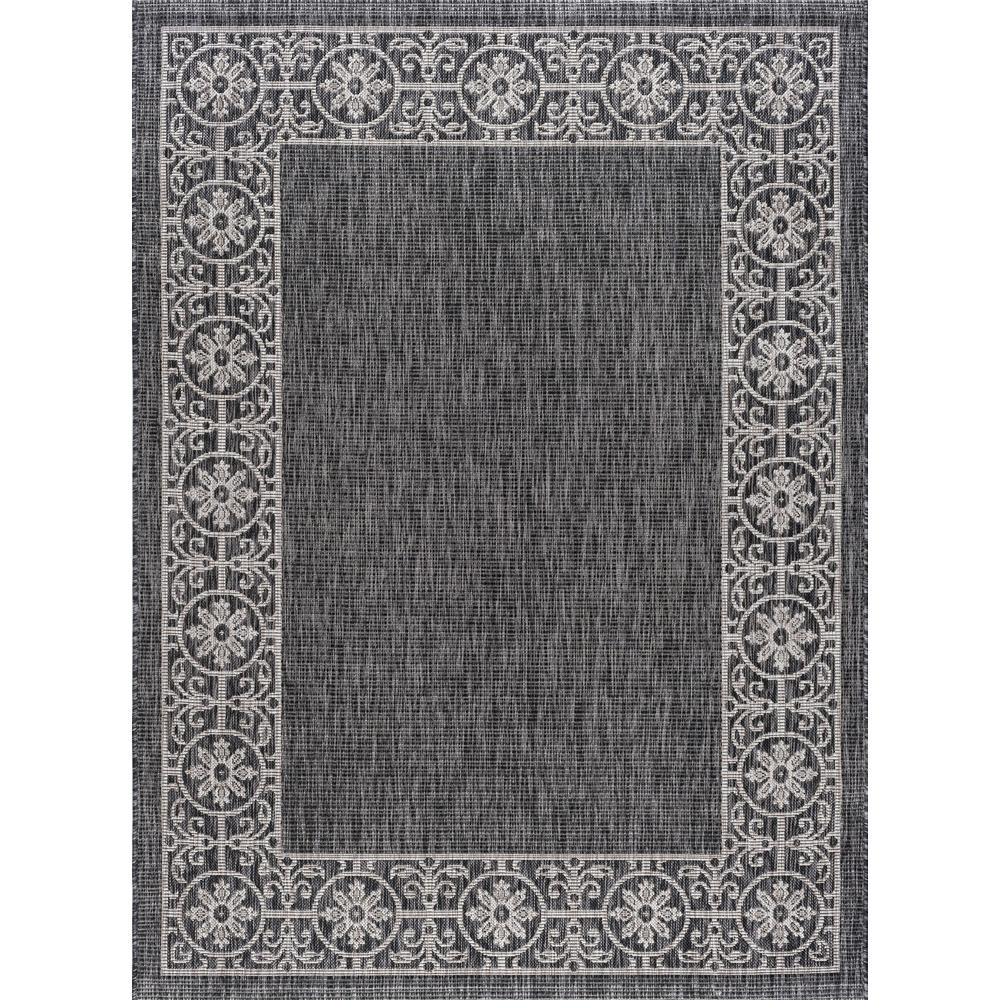 Tayse Rugs Veranda Black 8 Ft 9 In X 12 3 Traditional Area Tayse Rugs Veranda Black 8 Ft 9 In X 12 3