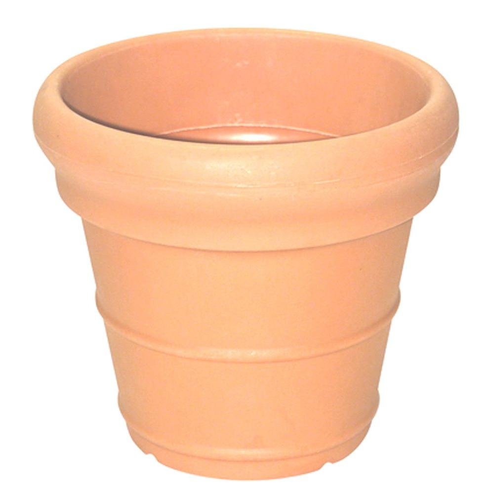 22 in. Round Terra Cotta Resin Garland Flower Pot-VRM-FP22T - The Home