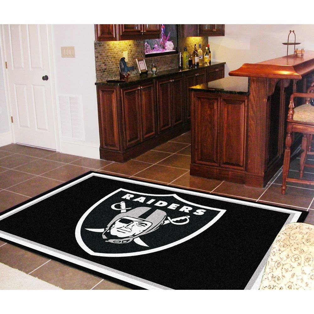 Fanmats Oakland Raiders 5 Ft X 8 Area Rug