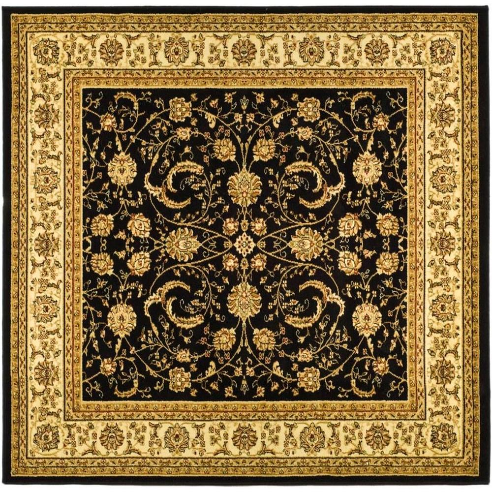 Safavieh Lyndhurst Black/Ivory 6 ft. x 6 ft. Square Area RugLNH219A
