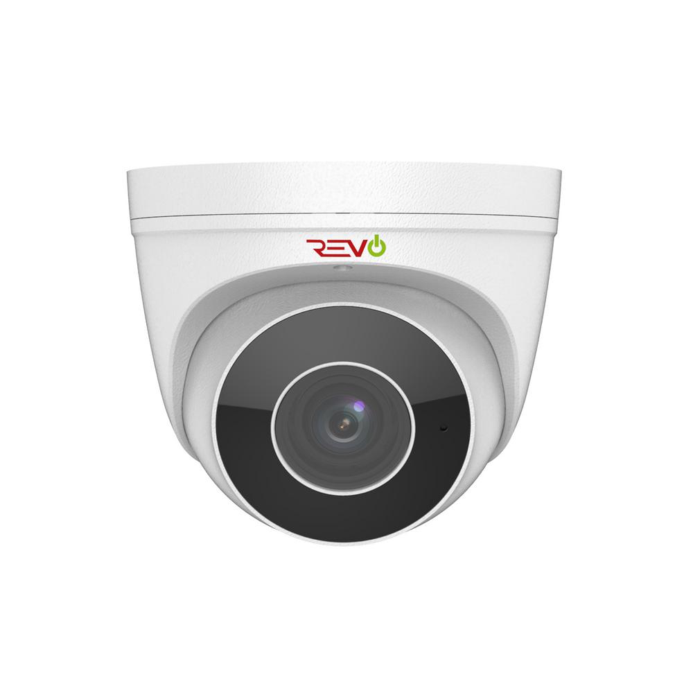 Revo 4MP IP Commercial Grade Indoor/Outdoor Surveillance Turret Camera