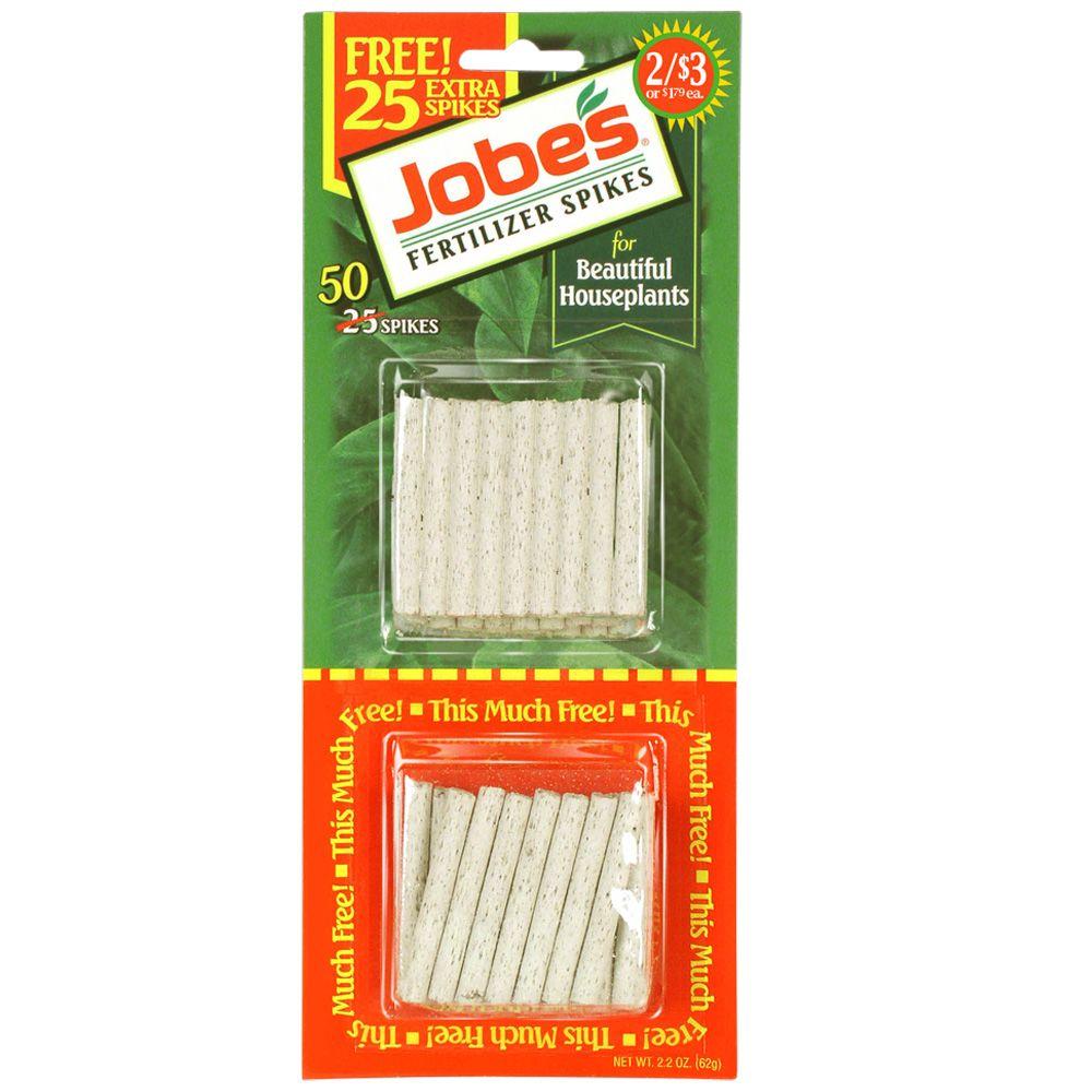 Jobe's Houseplant Fertilizer Spikes (50-Pack)-05001T - The Home Depot