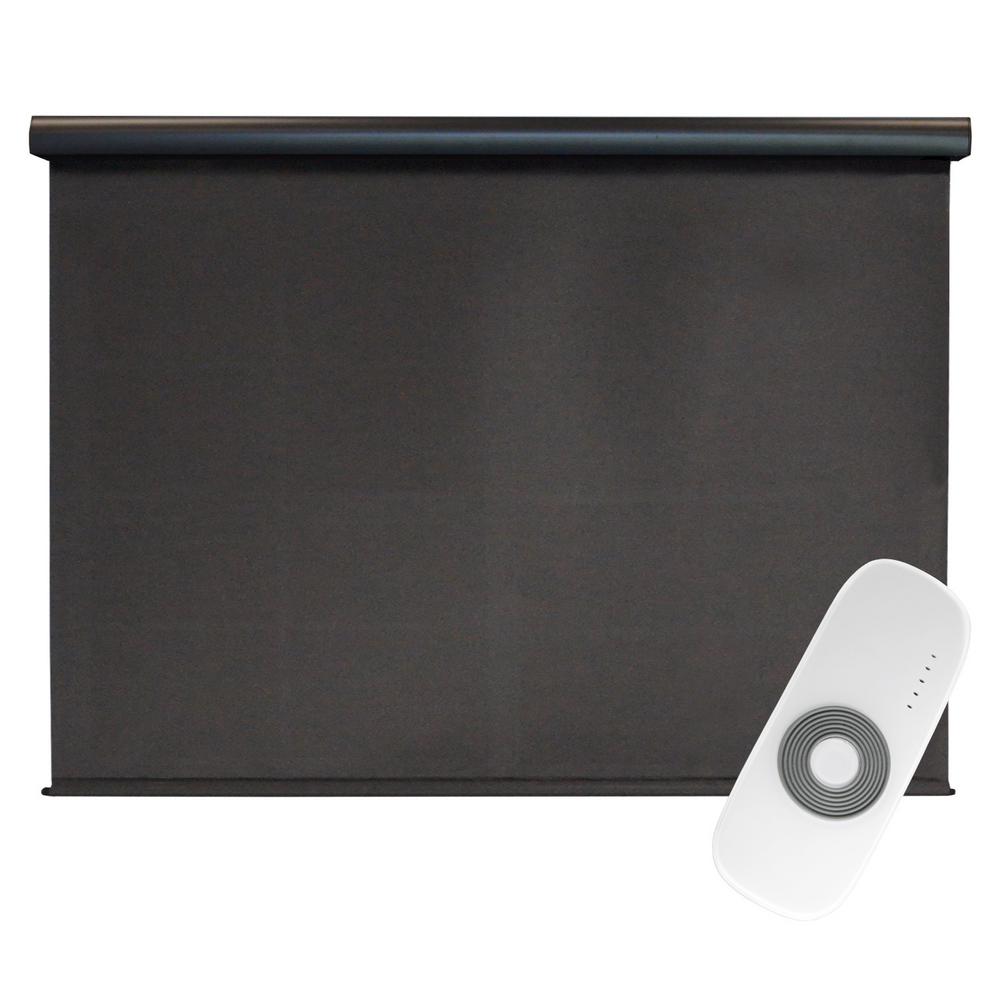 Outdoor Shades The Home Depot Moonstone Elite Pvc Fabric Outdoor Roller