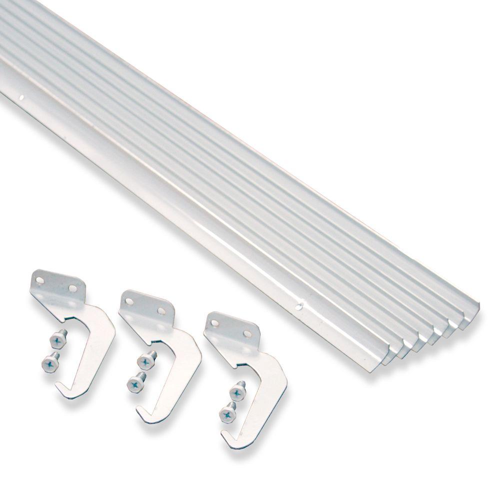 Amerimax Home Products 10 ft. White Traditional Vinyl Gutter-M0573 ...