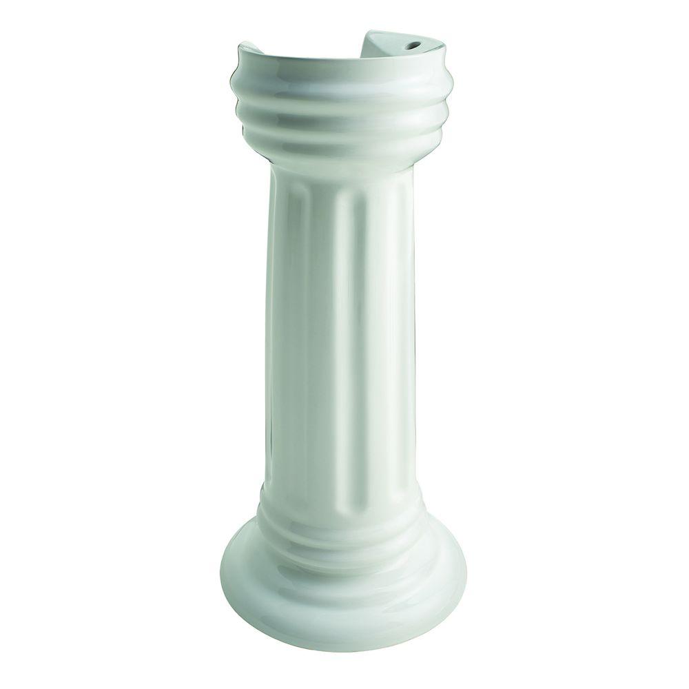 Glacier Bay Westminster Pedestal in WhiteL6800W The Home Depot